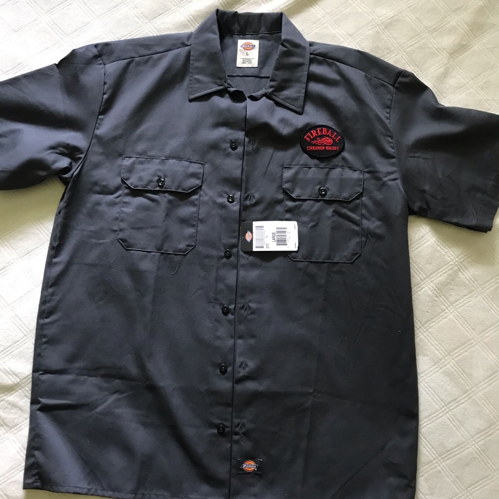 Dickies Fireball Shop Shirt (Large)